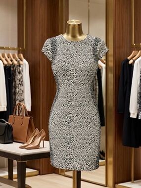 Diane Von Furstenberg Pele Snake Wave Dress